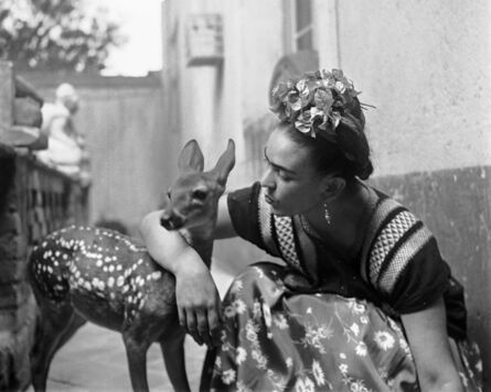 Nickolas Muray, ‘Frida with Granizo, Version 2, Coyoacan’, 1939