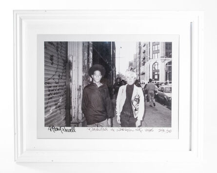 Ricky Powell, ‘Andy Warhol & Jean-Michel Basquiat Soho, NYC’, 1985