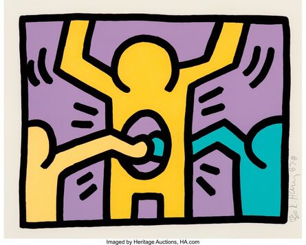 Keith Haring, ‘Pop Shop I, set of four’, 1987