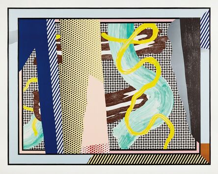 Roy Lichtenstein, ‘Reflections on Brushstrokes, from the Reflection Series’, 1990