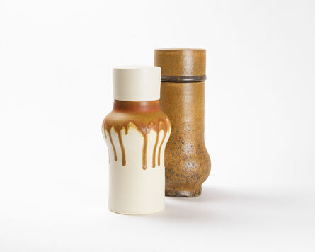 Ulrica Trulsson, ‘Flow - porcelain and stoneware canister’, 2021