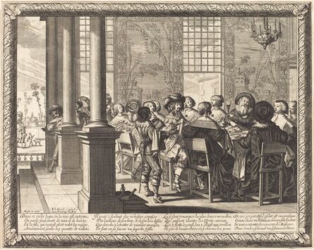 Abraham Bosse, ‘The Feast Celebrating the Return of the Prodigal Son’