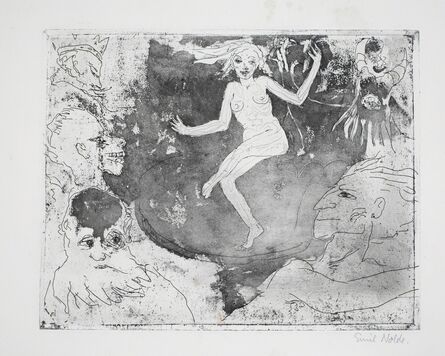 Emil Nolde, ‘Der Tod als Tänzerin’, 1918
