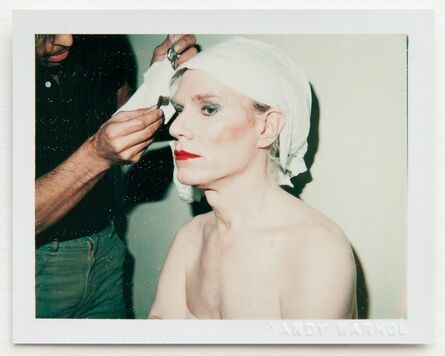Andy Warhol, ‘Andy in Drag Having Makeup Done’, 1981
