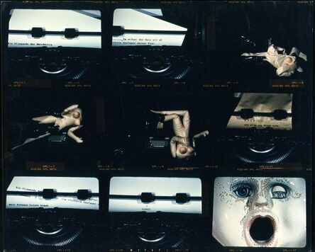 Klaus Lutz, ‘Contact sheet with film stills from "Mach"’, ca. 1989