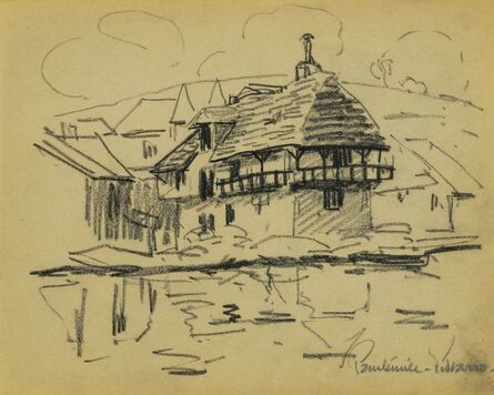 Paul-Émile Pissarro, ‘Maison sur la rivière’