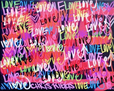 CHRIS RIGGS, ‘Love Canvas 3’, 2018
