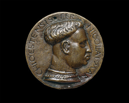Amadio da Milano, ‘Niccolo III d'Este, 1383-1441, Marquess of Ferrara 1393 [obverse]’, probably 1437/1441