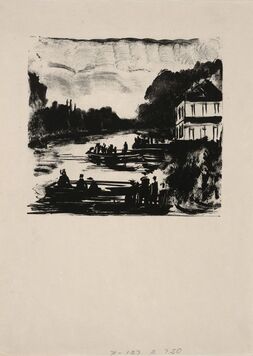 Maurice de Vlaminck, ‘River Scene’