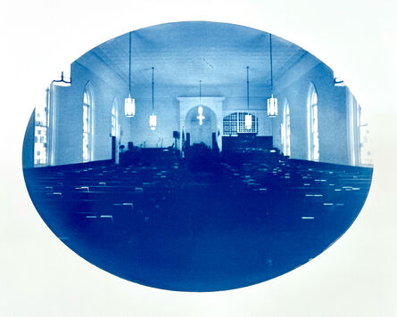Jonathan Calm, ‘Blue History (Dexter Avenue Baptist Church)’, 2022