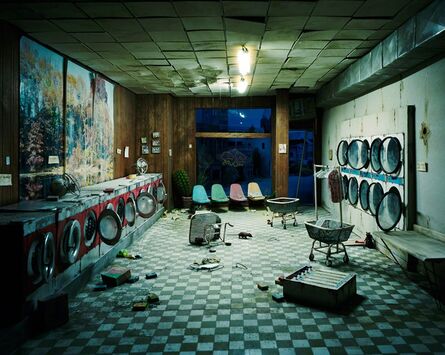 Lori Nix and Kathleen Gerber, ‘Laundromat at Night’, 2008