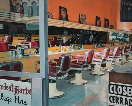 Tad Suzuki, ‘Barbershop At Sunset, San Diego’, 1998