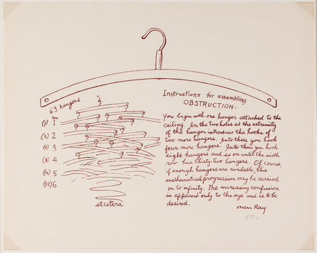 Man Ray, ‘Obstruction’, 1964