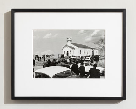 Ernest Cole, ‘A Funeral Service in a Baptist Church at Lowdes County, Alabama (from Deep South/New York City Life)’, ca. 1973