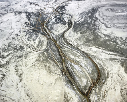 Michael Light, ‘24 Carson River Flowing to Carson Sink, Looking Northeast, Pleistocene Lake Lahontan, Fallon, Nevada’, 2018