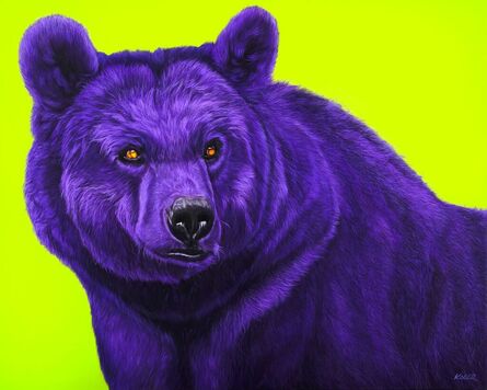 Helmut Koller, ‘Bear in Purple’, 2007