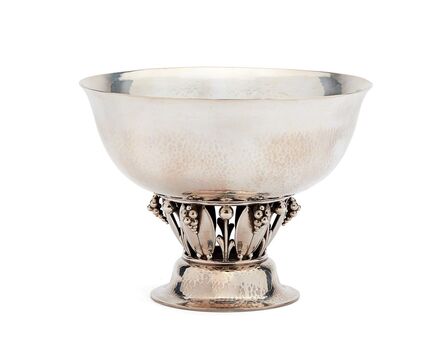 Georg Jensen, ‘A sterling silver candy bowl’