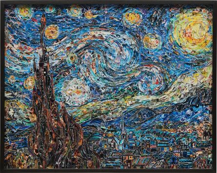 Vik Muniz, ‘Starry Night, after Van Gogh from Pictures of Magazines 2’, 2012
