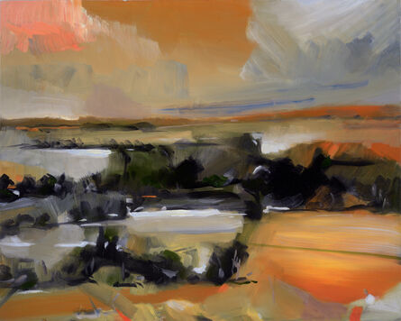 Simon Andrew, ‘Orange Winter Landscape’, 2020