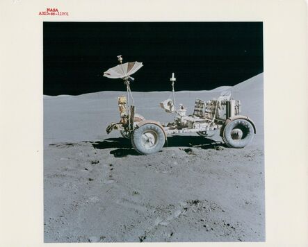 David Scott, ‘The Lunar Rover at its final parking place, EVA 3, Apollo 15, August 1971’