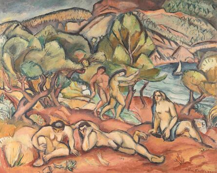Othon Friesz, ‘Nus dans un paysage’, 1909