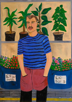 Theo Bardsley, ‘The Flower Seller’, 2025