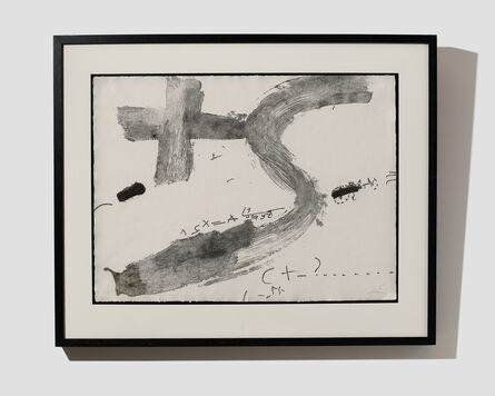 Antoni Tàpies, ‘Creu i S’, 1976