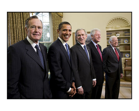 David Hume Kennerly, ‘Five Presidents’, 2009
