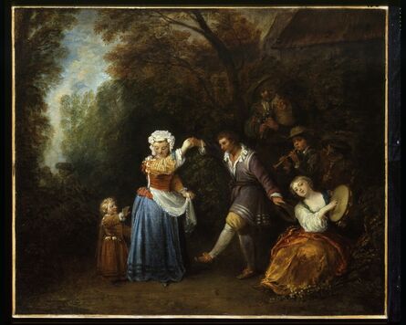 Jean-Antoine Watteau, ‘The Country Dance’, ca. 1706-1710