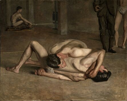 Thomas Eakins, ‘Wrestlers’, 1899