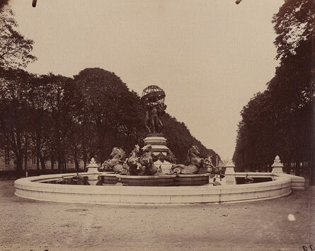 Eugène Atget, ‘Fontaine des Quatre-Parties-du-Monde, Jardin Marco Polo, Paris’, 1907/1907c