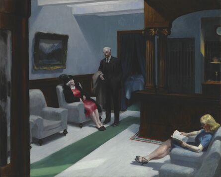 Edward Hopper, ‘Hotel Lobby’, 1943