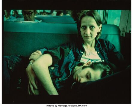 Nan Goldin, ‘Suzanne, Philippe on the Train,  Long Island’, 1985