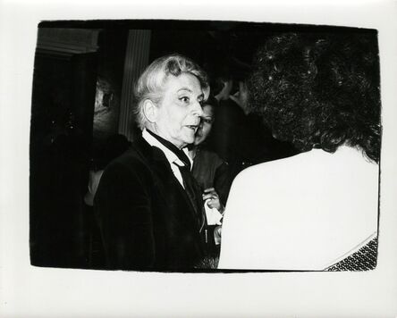 Andy Warhol, ‘Quentin Crisp ’, ca. 1986