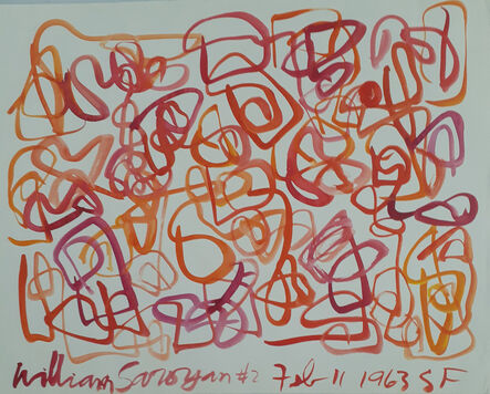 William Saroyan, ‘#2’, 1963