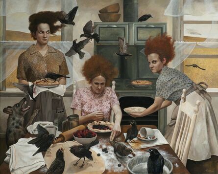 Andrea Kowch, ‘The Visitors - 1st Limited Framed Hand Edition Signed Print’, 2019