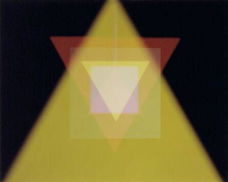 João Maria Gusmão & Pedro Paiva, ‘Triangles and Squares 6 (Yellow)’, 2013