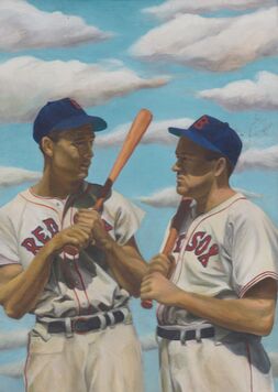 Jessica Gandolf, ‘2 Joes: Joe DiMaggio and Joe Cronin’, 1996