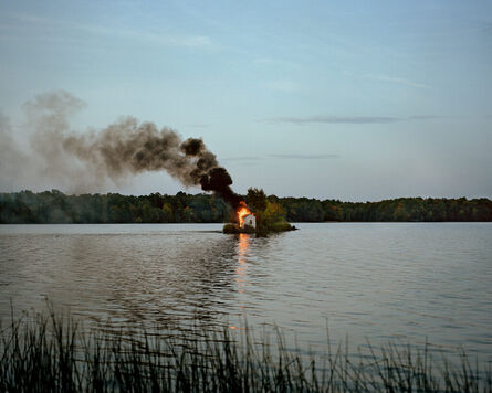 Carrie Schneider, ‘Burning House (October, afternoon)’, 2011