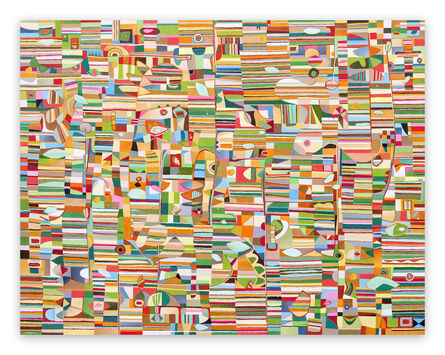 Jeremie Iordanoff, ‘Les yeux fermés (Abstract painting)’, 2021
