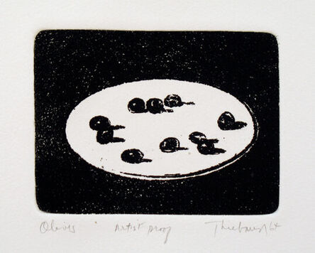 Wayne Thiebaud, ‘Olives, from the series, Delights’, 1964