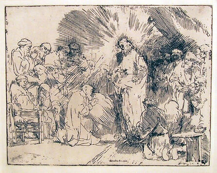 Rembrandt van Rijn, ‘Christ Appearing to the Apostles’, 1878