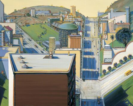 Wayne Thiebaud, ‘Valley Streets’, 2003