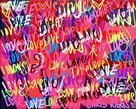 CHRIS RIGGS, ‘Love Canvas 2’, 2018
