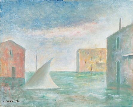 Carlo Carrà, ‘Vela a Venezia’, 1941