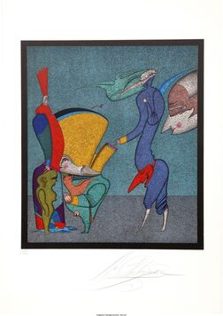 Mihail Chemiakin, ‘Untitled I from Carnival of St. Petersburg Suite’, circa 1980