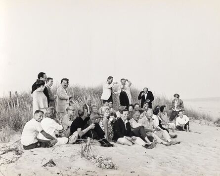 Hans Namuth, ‘Spring, East Hampton, L.I. [East Hampton, L.I. abstract artists/painters on the beach]’, 1962