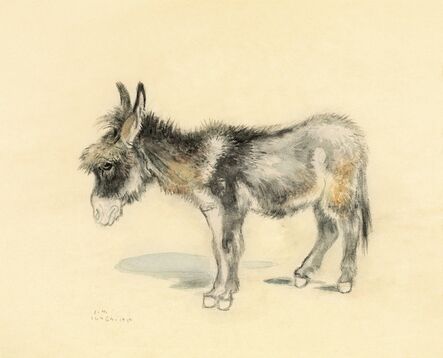 Ludwig Heinrich Jungnickel, ‘Dalmatian donkey’, ca. 1935