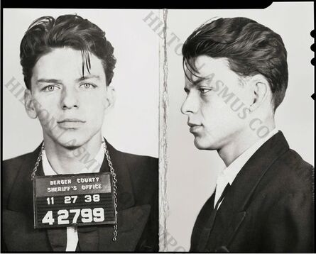 Unknown, ‘Frank Sinatra Mug Shot - Front and Side - 1938’, 1938