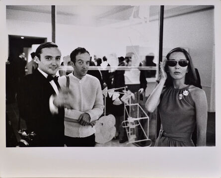 Julian Wasser, ‘Dennis Hopper, Taylor Mead and Brooke Hayward (Hopper), Duchamp Retrospective, Pasadena Art Museum’, 1963